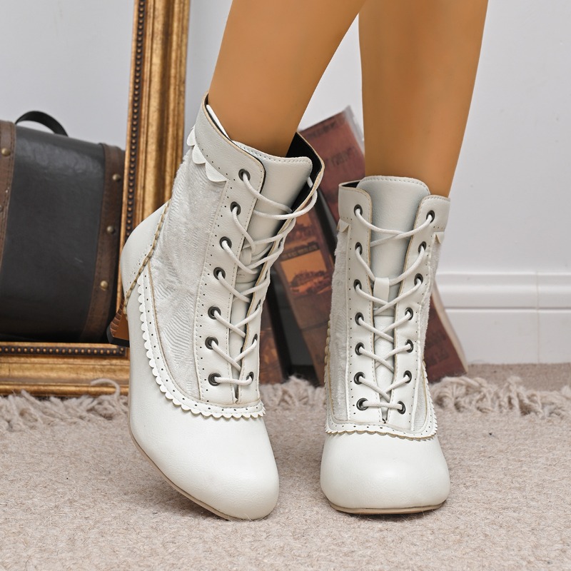 Women Closed Toe Med Heel Lace - Court Heel Pointed recension och pris