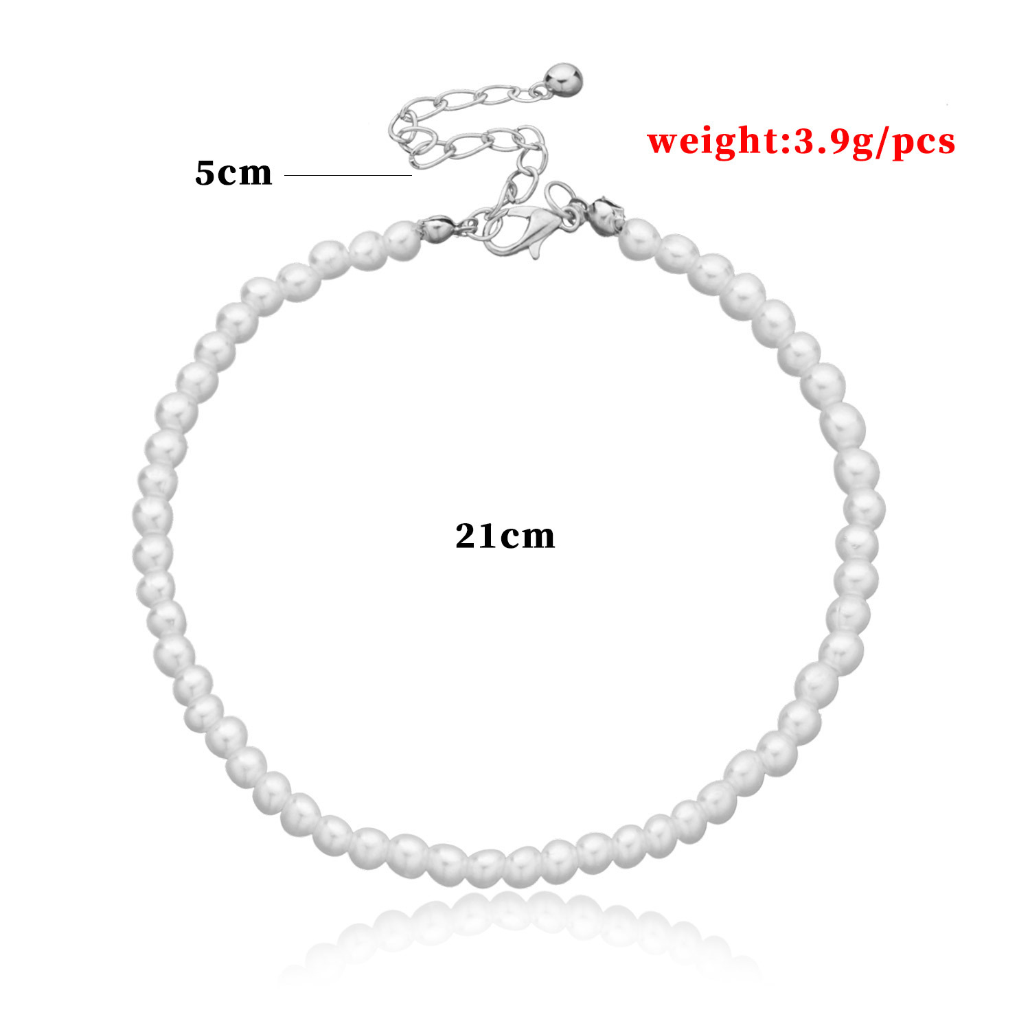 Fashion Pearl Anklet For Women - Gold Chain Sandal recension och pris