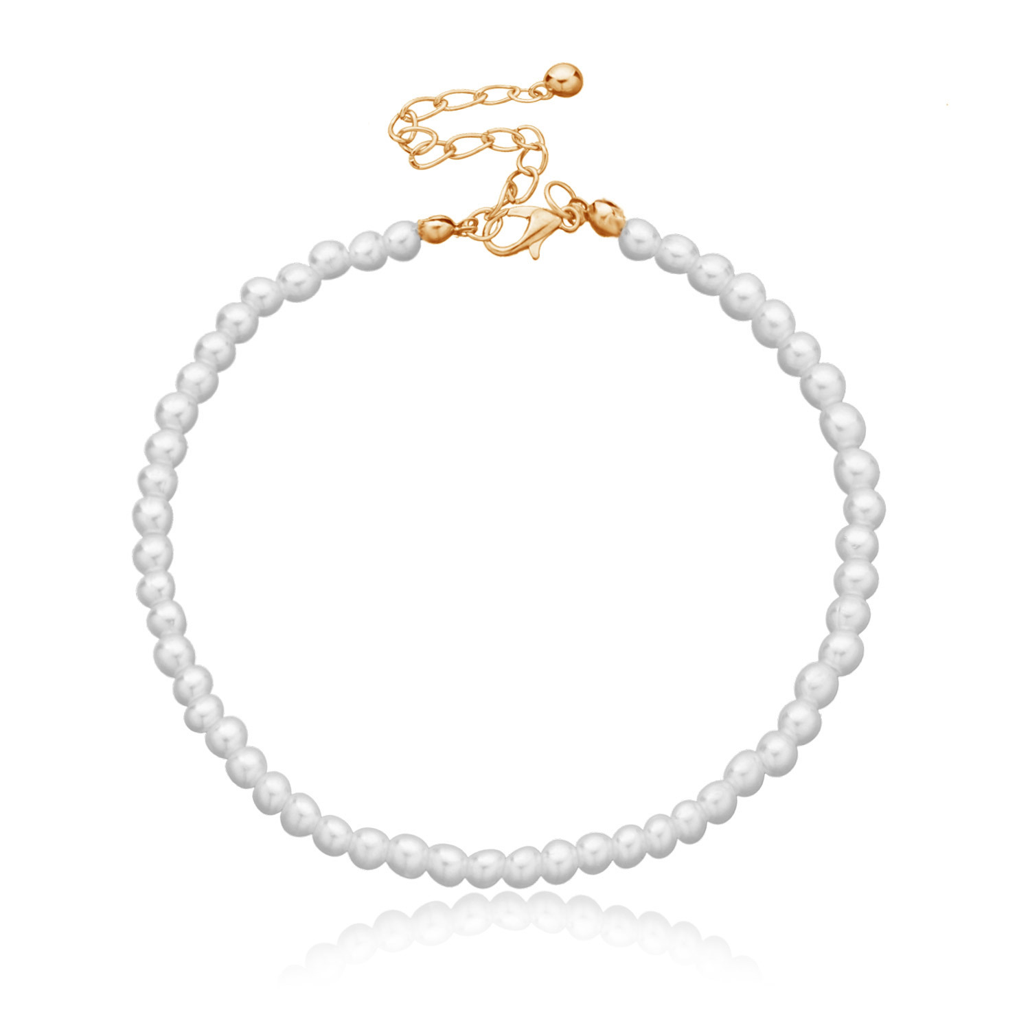 Fashion Pearl Anklet For Women - Gold Chain Sandal recension och pris