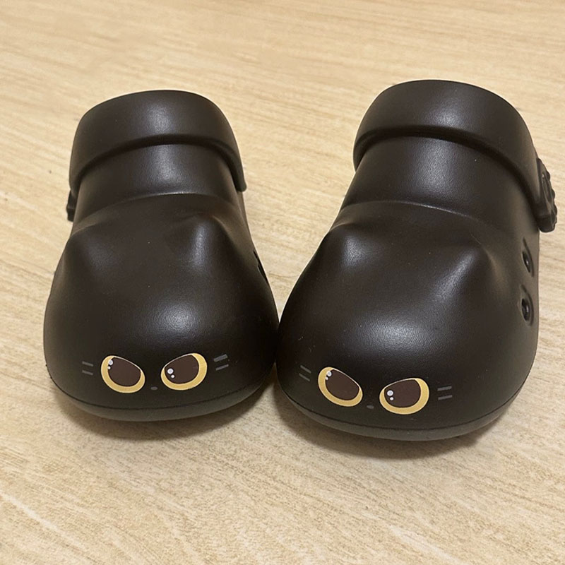 New creative black cat slipper - Mule Slip On recension och pris