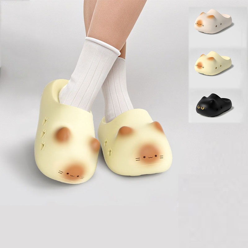 New creative black cat slipper - Mule Slip On recension och pris