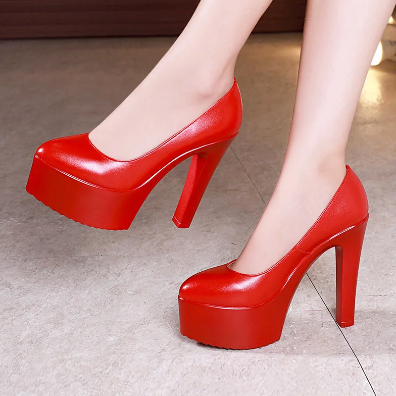 11cm 13cm Small Size 32-43 Fas - Court Heel Pointed recension och pris