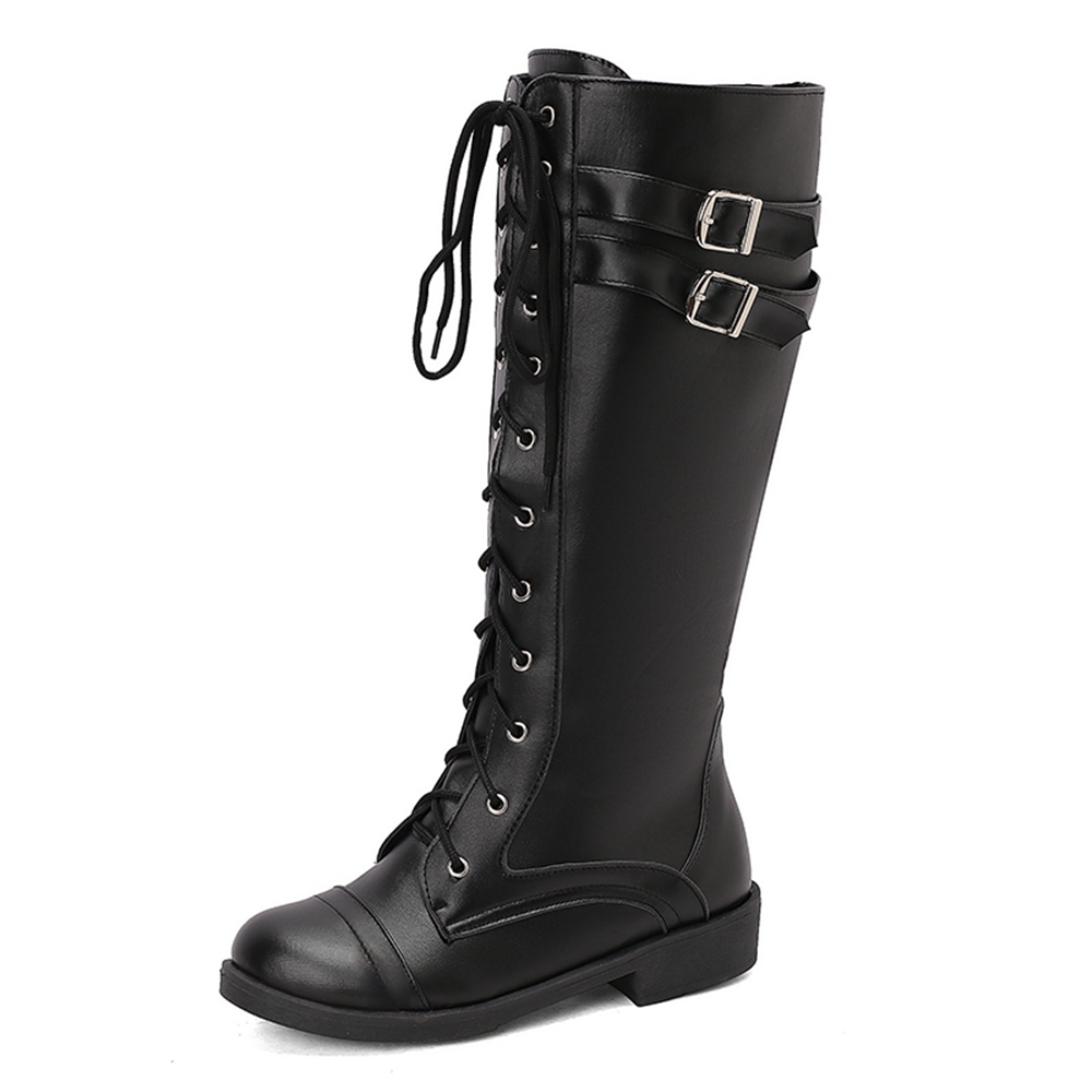 BLXQPYT Knee High Boots Women  - Zip Up Boots Short recension och pris