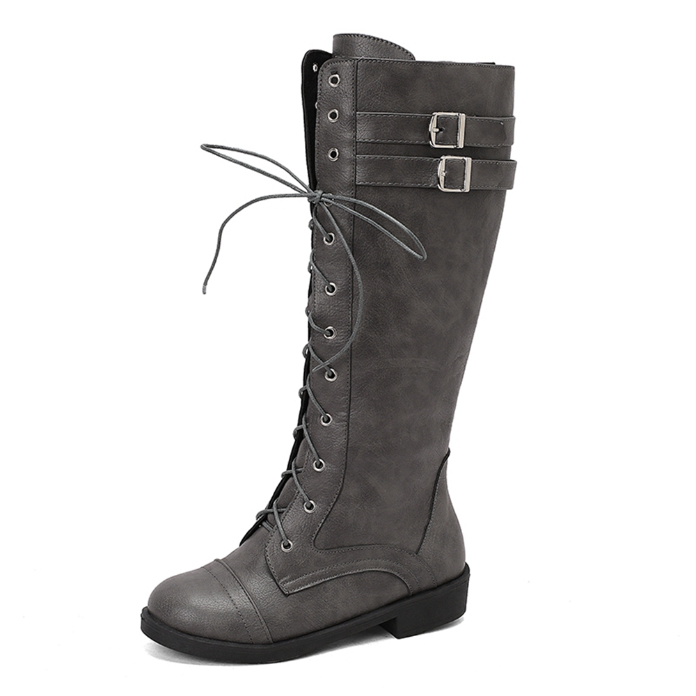 BLXQPYT Knee High Boots Women  - Zip Up Boots Short recension och pris