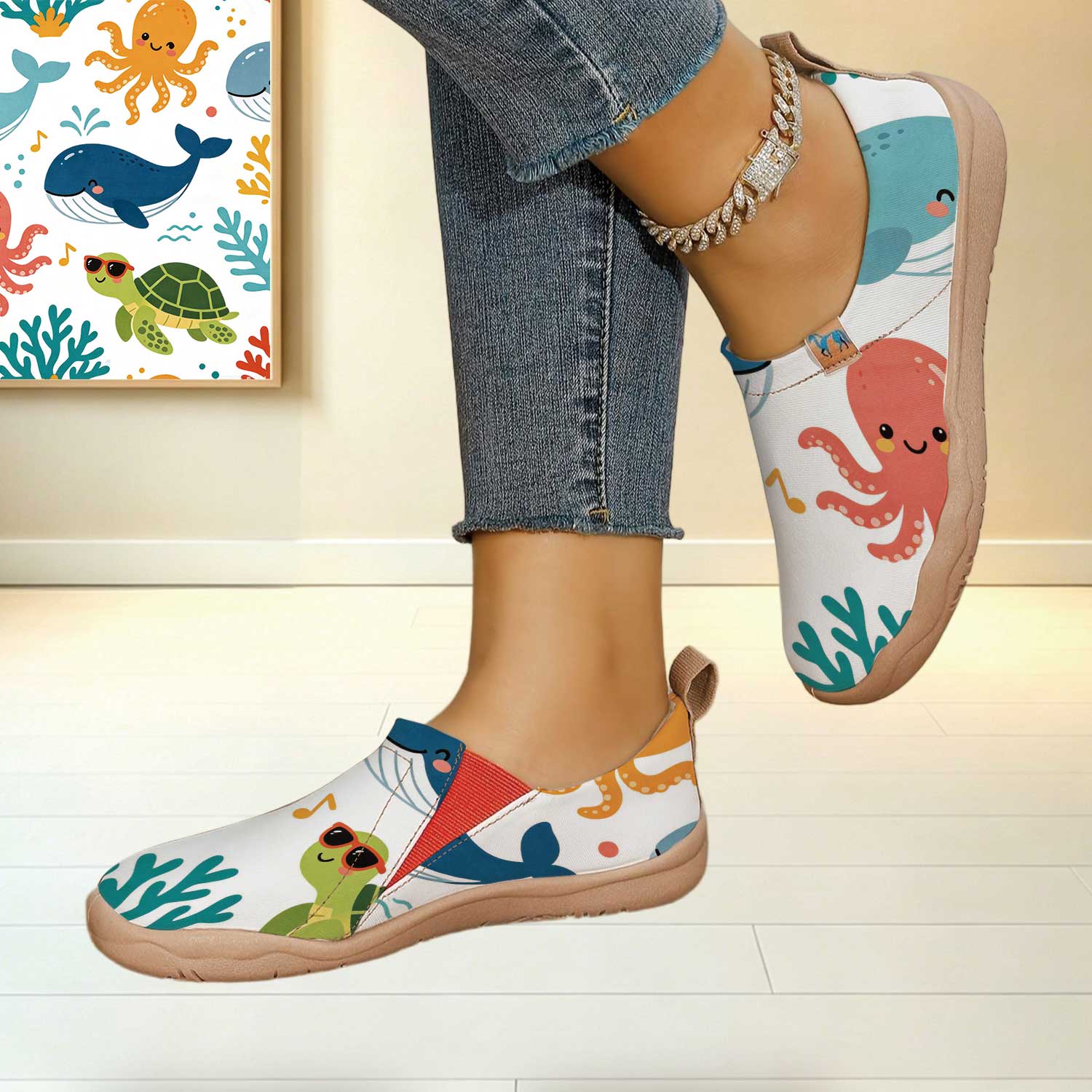 Women's Wide Toe Box Fun Carto - Women'S Shoes With Wide Toe Box recension och pris
