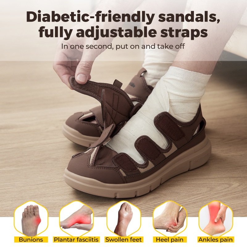Summer Men'S Sandals Widened D - Women'S Shoes Plantar Fasciitis recension och pris