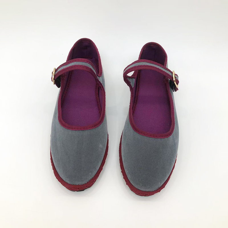 Gray Mary Jeans Flats Shoes Wo - Women Shoes Jeans recension och pris