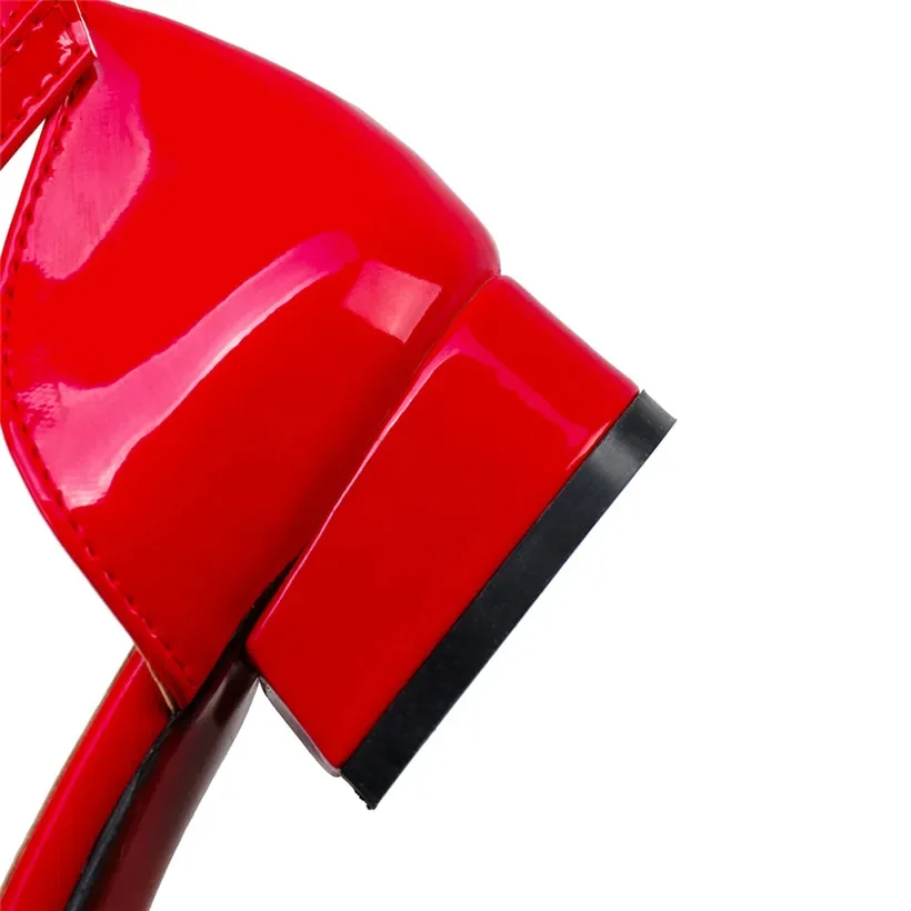 Big Size Women Bowtie Pumps Ro - Ankle Strap Heels recension och pris